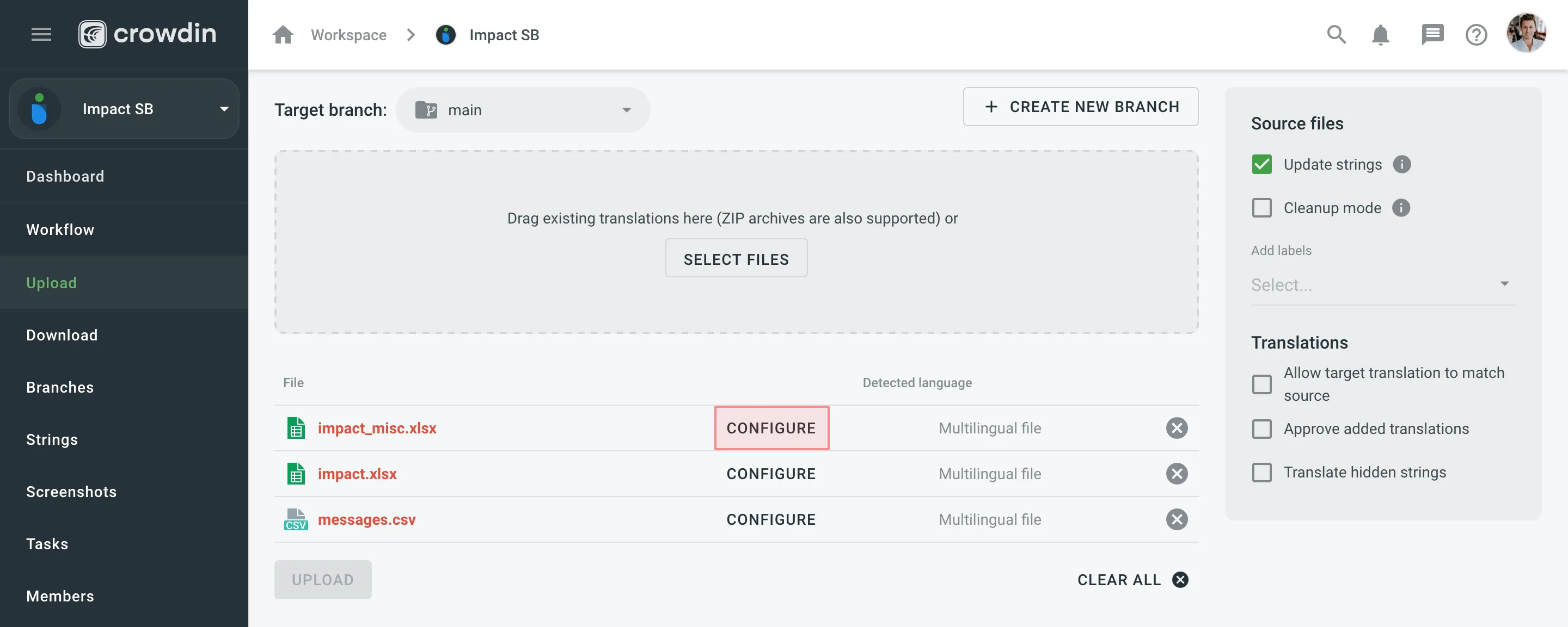 Configure File (String-based)