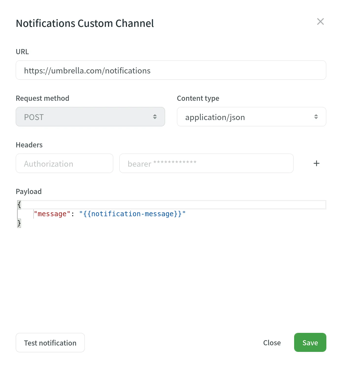 Setting Up Custom Notifications